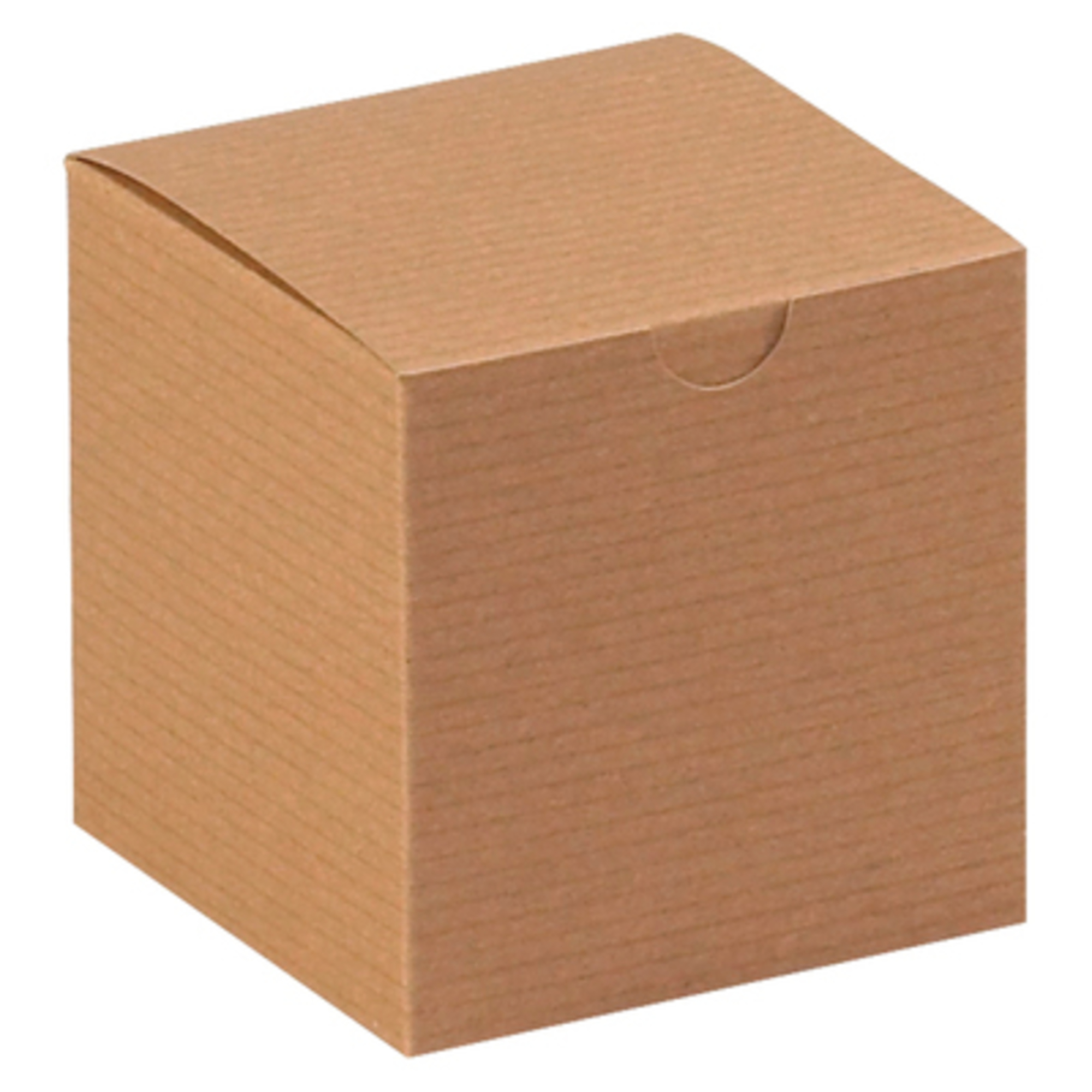 4 x 4 x 4in. Kraft Gift Boxes 100/CS, Model# GB444K